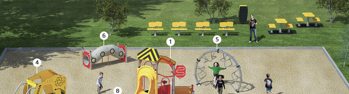 What kind of site furnishings should you consider with your school’s new playground plan?