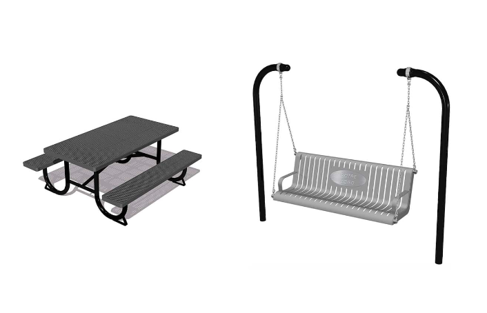 Importance of including site furniture in a playground