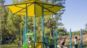 What are the main fears of parents when taking their children to a playground?