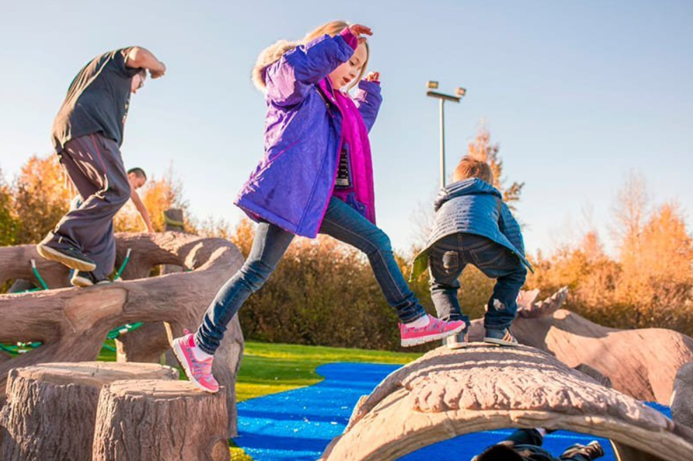 Positive impact of play boulders on child development