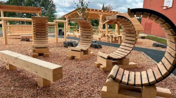 Wooden playground for a public park Tips for choosing a provider in British Columbia