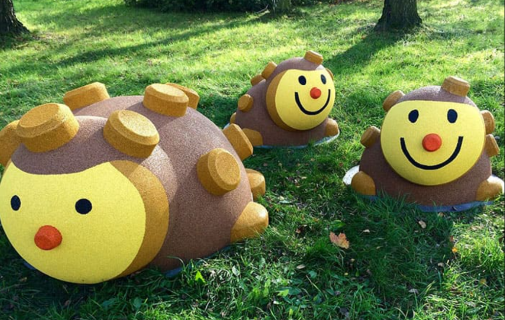  What are Rubber Critters for playgrounds?