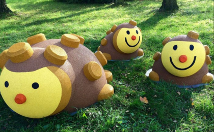 What are Rubber Critters for playgrounds?