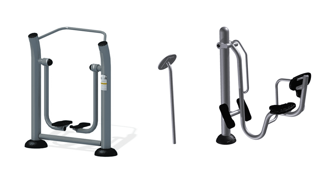 Outdoor fitness for parks: Main equipment and accessories