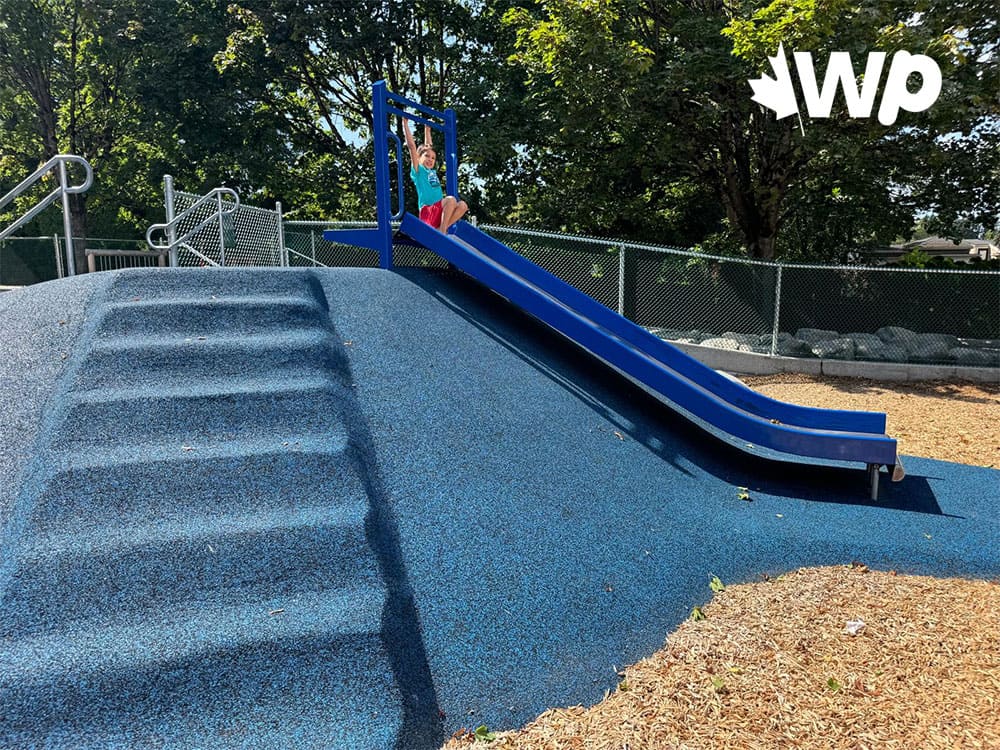 Playground with a variety of equipment to encourage fun and development.